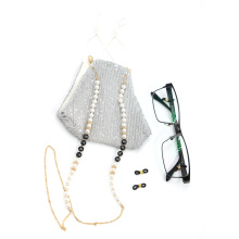 New fashion Design  Crystal Pearl with Delicate Chain Customize Your Word  eyeglass chain Glasses Holder  face cover chain